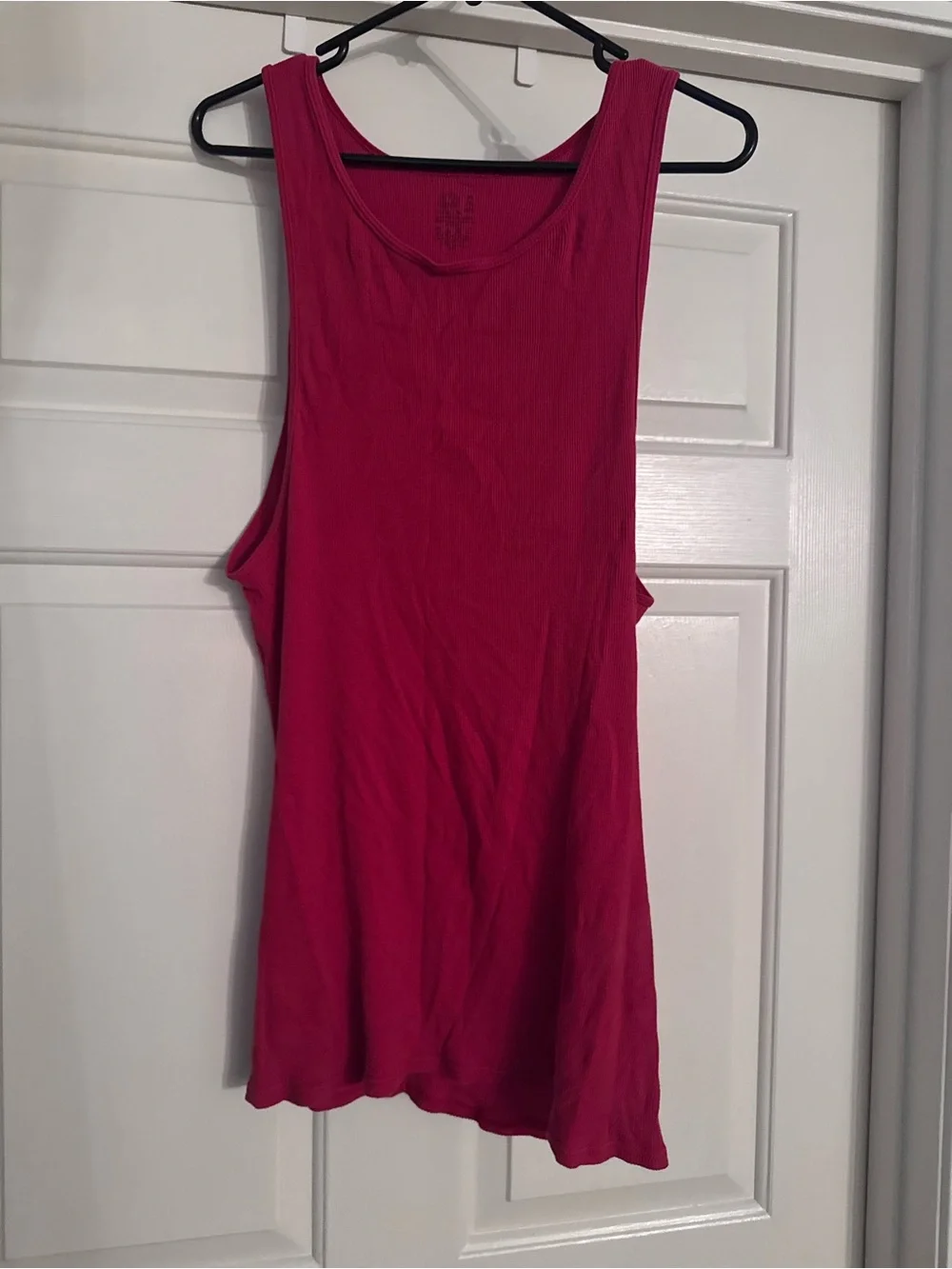 Classic Ribbed Tank Top (3) - Black, Royal Blue and Red